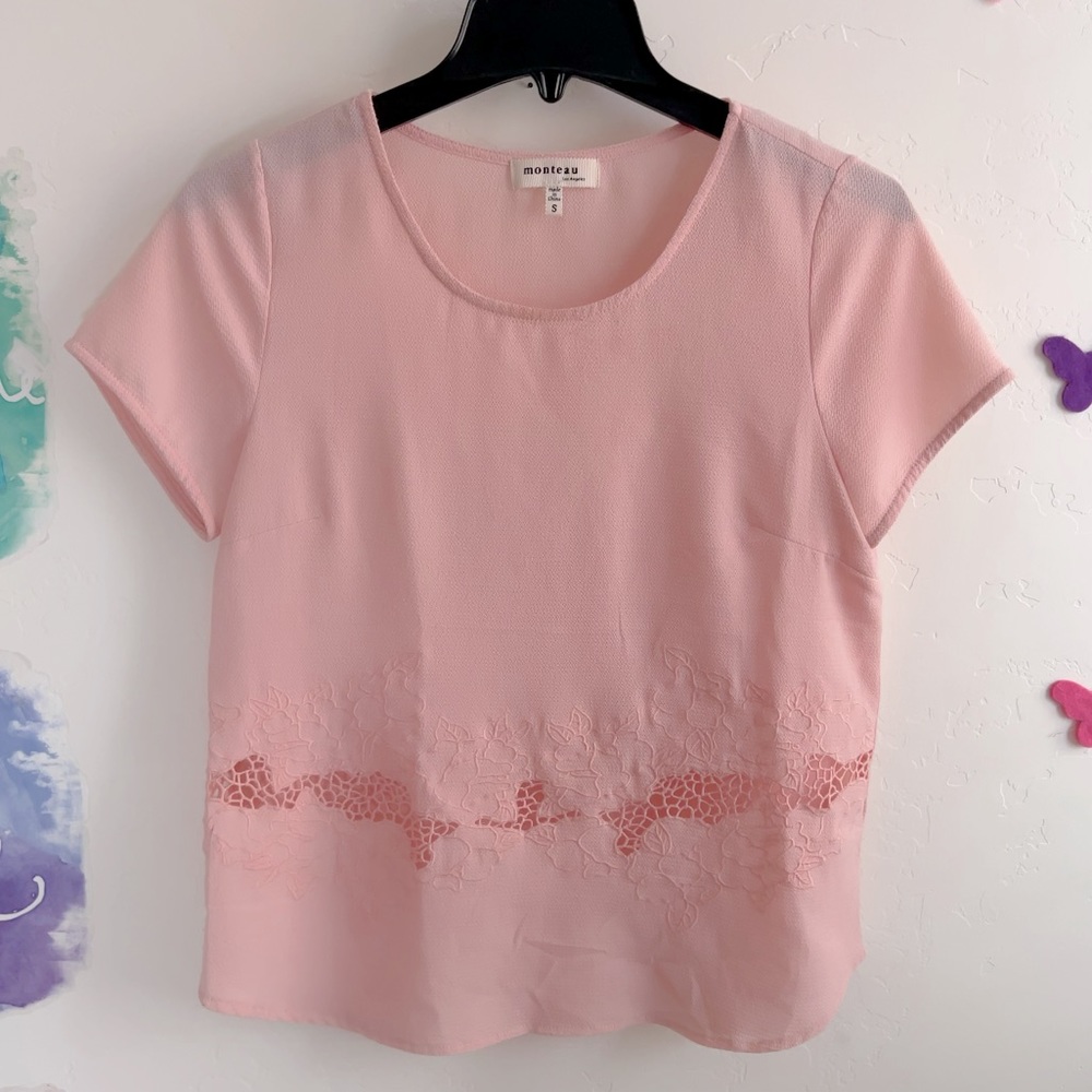 Baby pink blouse